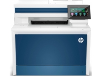 HP Color LaserJet Pro MFP 4302fdn skrivare, Färg, Skrivare för Småföretag, Skriv ut, kopiera, skanna, fax, Skriv ut från smarttelefon eller platta Automatisk dokumentmatare Dubbelsidig utskrift, laser, Färgutskrift, 600 x 600 DPI, A4, Direktutskrift, Blå, Vit