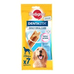 Pedigree DentaStix Daily Oral Care – Bâtonnets à mâcher pour grand chien – Pour une bonne hygiène bucco-dentaire – 10 sachets de 7 sticks