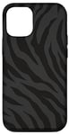 Coque pour iPhone 15 Pro Joli motif tigre rayé noir imprimé animal sauvage