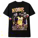Vintage Tee Retro 90-tal T-shirt Kobe Bryant Lakers Kläder M