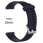 For Huami Amazfit Gtr Samsung Gear S3 Watch Band Navy 22mm