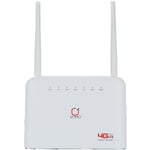 Routeur WiFi B725 4G cpe 300Mbps avec 4 Ports lan + 2 Antennes Externes Fente pour Carte sim Modem Wifi Routeur 4G Prise ue