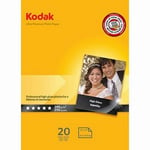 Kodak Ultra Premium Photo Paper - Brillant - 130 x 180 mm - 280 g/m² - 20 feuille(s) papier photo
