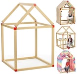 Casetta, play house for kids indoor, little tikes playhouse, wendy house, play tent, teepee tent for kids, Kids Tent, kids playhouse, bed tent, kids indoor tent, dream house, Cardboard, 86x86x131 cm