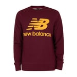 New Balance Essentials Stacked Logo Crew Sweatshirt Size XXL RRP £50 Brand New