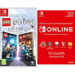LEGO Harry Potter Collection (Nintendo Switch) + Online Membership - 12 Months (Download Code)