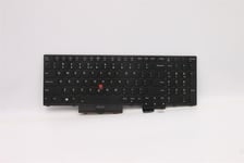 Lenovo ThinkPad T15g 2 P15 2 Keyboard US Europe Black Backlit 5N21B44353