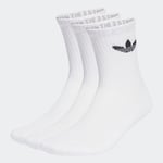 adidas Trefoil Cushion Crew Socks 3 Pairs Unisex