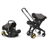 Doona™ Car Seat & Stroller-Urban Grey + FREE Raincover to Fit Worth £24.99!