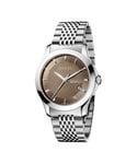 Gucci YA126406 Mens Watch - Silver Stainless Steel - One Size