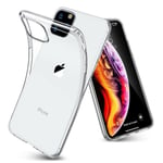 iPhone 11 slankt etui, Soft TPU-beskyttelse, Transparent