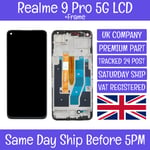 Oppo Realme 9 Pro 5G RMX3472 LCD Screen Display Touch Digitizer + Frame