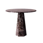 Dusty Deco - Hexagon Dining Table, Ø90 Marrone Emperador