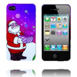 Apple Merry Christmas (lila / Tomte) Iphone 4 Skal