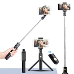 Selfie Stick Wireless Tripod 3 in1 Tripod Rod For Google Pixel 7a - 8 Pro