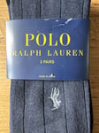 RALPH LAUREN CLASSIC DRESS SOCKS. 3 Pack.