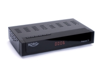 Xoro HRT 8770 TWIN, Terrestrial (marksänd), Full HD, DVB-T HD, DVB-T2, 1920 x 1080 pixlar, AVI, MKV, MP4, MPG, TS, H.264, H.265, HEVC, MPEG1, MPEG2, MPEG4