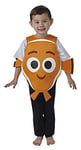 Rubie's pour enfant Gilet Nemo - Dory - Disney Pixar - Costume de déguisement, 104 cm - Petite, 3-4 ans - Version Anglaise