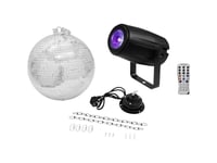 Eurolite Led (Rgb) Discokula Med Motor, Med Led-Belysning 30 Cm
