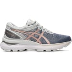 Asics Gel-Nimbus 22 Knit Lace-Up Grey Synthetic Womens Trainers 1012A678_021