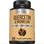 Premium Quercetin & Bromelain Supplement Powerful Quercetin Bromelain Complex to