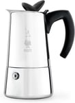 Bialetti Musa 10 Cup Moka Pot - Stovetop Espresso Coffee Maker - Stainless Steel
