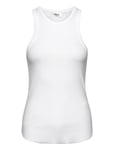 Tank Top Slim Tops T-shirts & Tops Sleeveless White Replay