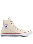 Converse Unisex Hi Top Trainers - Off White, Off White, Size 4.5, Women