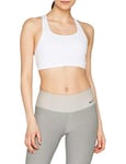 Nike Women Impact Sports Bra - White/Pure Platinum/Pure Platinum, X-Small