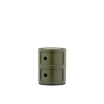 Kartell - Componibili 4966, Green, 2 Compartments - Hurtsar