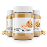 3 x Body Science Crunchy Peanut Butter - 350g - Peanøttsmør