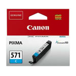Canon Original Cyan Cli-571c Ink Cartridge (311 Pages)