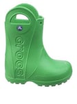 Crocs Handle It Rain Boots - Green, Green, Size 13 Younger