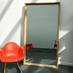 Mob-in - Miroir en chêne rectangulaire 100 x 180 cm gaby - Bois