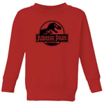 Jurassic Park Logo Kids' Sweatshirt - Red - 3-4 Years - Red