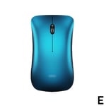 Bluetooth Mouse 2400dpi Silent Click Rechargeable 2.4g Wireless E Blue