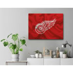 Tavla / Canvastavla - Detroit Red Wings Canvas 30x24 Cm