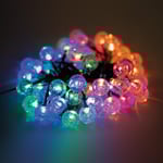 Forever String Light Solar LED Crystal Balls SCB61 6.5m 30 balls - Flerfärgad