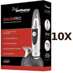 10X Paul Anthony Battery Operated Salon Pro Nose & Beard Clipper & Nasal Trimmer
