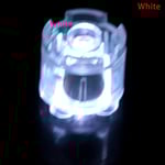 2st Ljus Tegel Luminescerande Lamp Tillbehör Rund DIY Färgglad Vit White