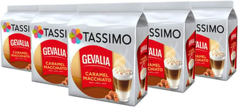 TASSIMO Gevalia Latte Macchiato Caramel Capsules; 5 Pack, 40 Drinks