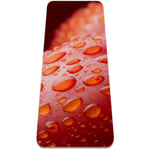 Yoga Mat - Red food fruit - Extra Thick Non Slip Exercise & Fitness Mat for All Types of Yoga,Pilates & Floor Workouts
