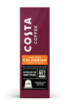 Costa NESPRESSO Compatible Pods Colombian Roast Espresso, 10 pods (Pack of 6 - Total 60 Capsules, 60 Servings)