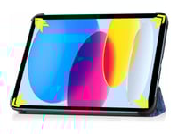 Coreparts - Vikbart Fodral För Surfplatta - Tri-Fold Caster, With Auto-Wake Function - Polyuretanläder - Starry Sky Style - För Apple 10.9-Inch Ipad Wi-Fi (10:E Generation)