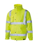 Dickies High Visibility Mens Yellow Bomber Work Wear Jacket - Size 3XL