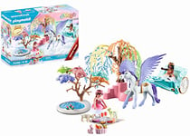 Playmobil 71246 Princess Picnic with Pegasus Carriage Promo Pack, including a child's tiara, Fun Imaginative Role-Play, PlaySets Suitable for Children Ages 4+