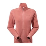Berghaus Women's Prism Polartec Interactive Fleece Jacket, Added Warmth, Flattering Style, Durable, Ashed Rose, 8