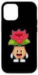 iPhone 12/12 Pro Plant pot Rose Flower Case