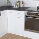 vidaXL køkkenbordplade 30x60x2,8 cm spånplade graniteffekt sort