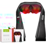 Masseur à épaule et cou Appareil de Massage Électrique avec 16 Nœuds rouleaux de massage à Shiatsu 3D Rotation Cadeau de Relaxation pour maman, papa pour Soulager Les Douleurs Musculaires